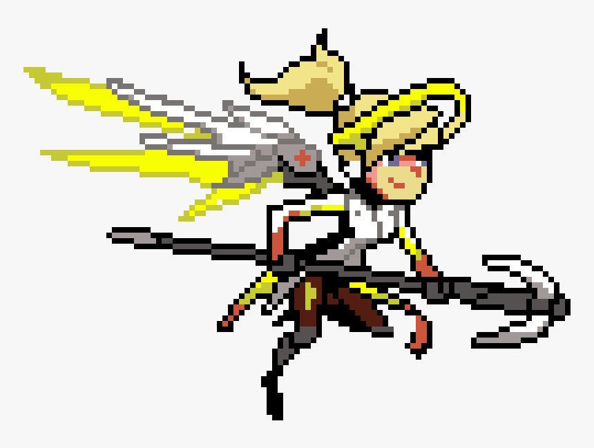 Overwatch Pixel Art Mercy, HD Png Download, Free Download