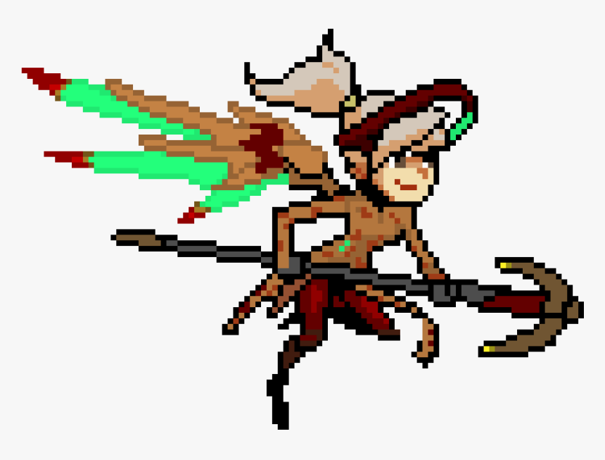 Overwatch Pixel Art Mercy, HD Png Download, Free Download