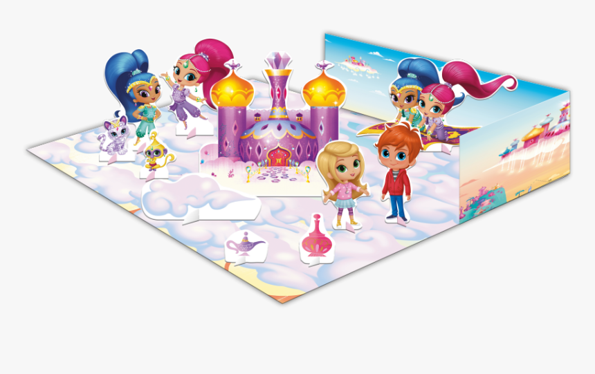 Shimmer I Shine Bawię Się, Czytam, Buduję 1 Buduję - Cartoon, HD Png Download, Free Download