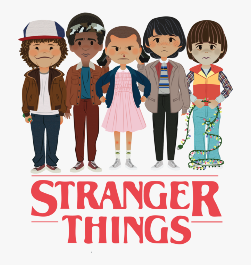 75 Images About Stranger Things And Ahs 👻 On We Heart - Stranger Things Stickers Black, HD Png Download, Free Download