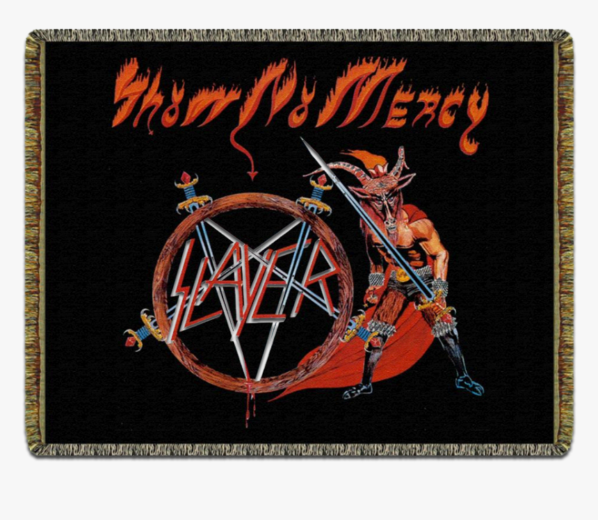 Show No Mercy Woven Blanket - Slayer Show No Mercy Capa, HD Png Download, Free Download