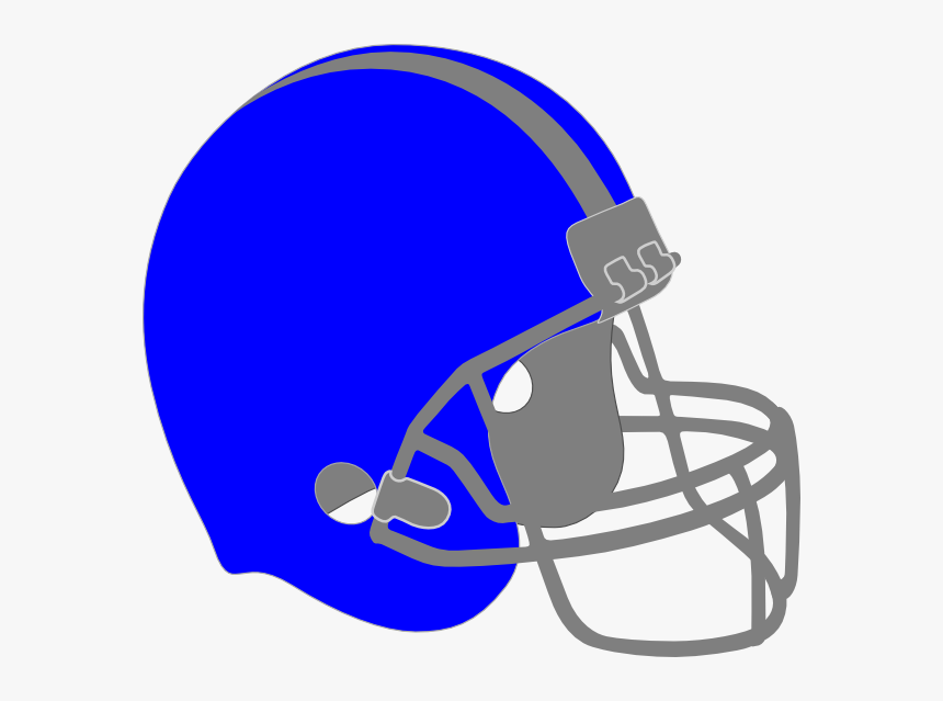 Blue Clip Art At - Black Football Helmet Png, Transparent Png, Free Download