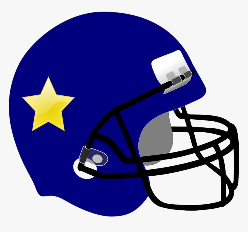Clipart Black Football Helmet, HD Png Download, Free Download