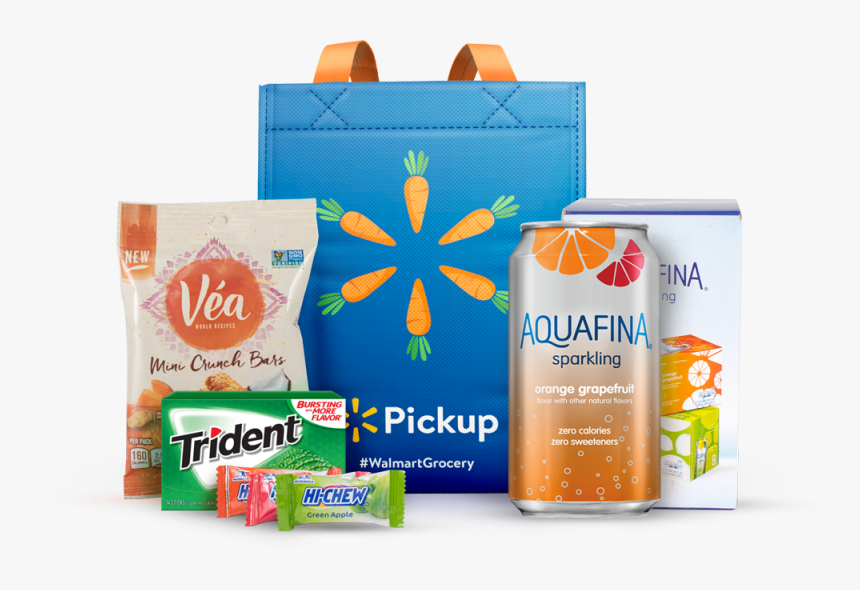 Walmart Bag Png - Walmart Grocery Pickup Bag, Transparent Png, Free Download