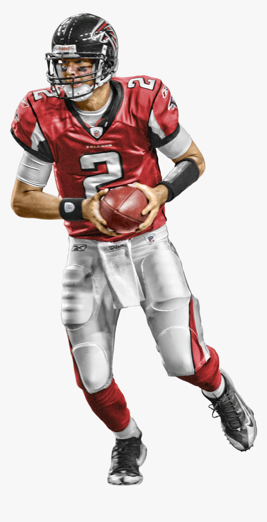 Atlanta Falcons Player Running - Julio Jones Png, Transparent Png, Free Download