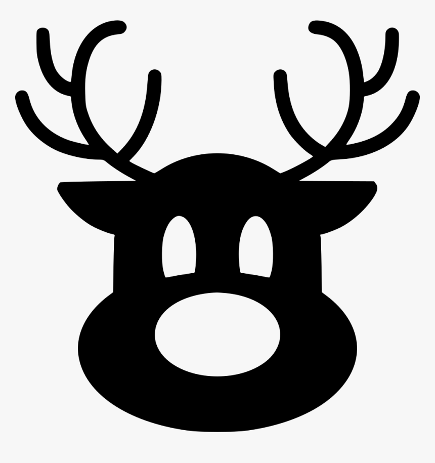 Reindeer - Reindeer Head Svg Free, HD Png Download, Free Download