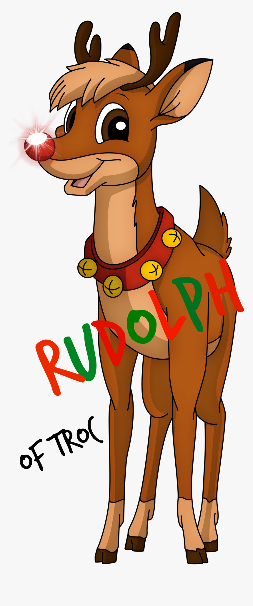 Image The Red Nosed - Rudolph Red Nosed Reindeer Png, Transparent Png, Free Download