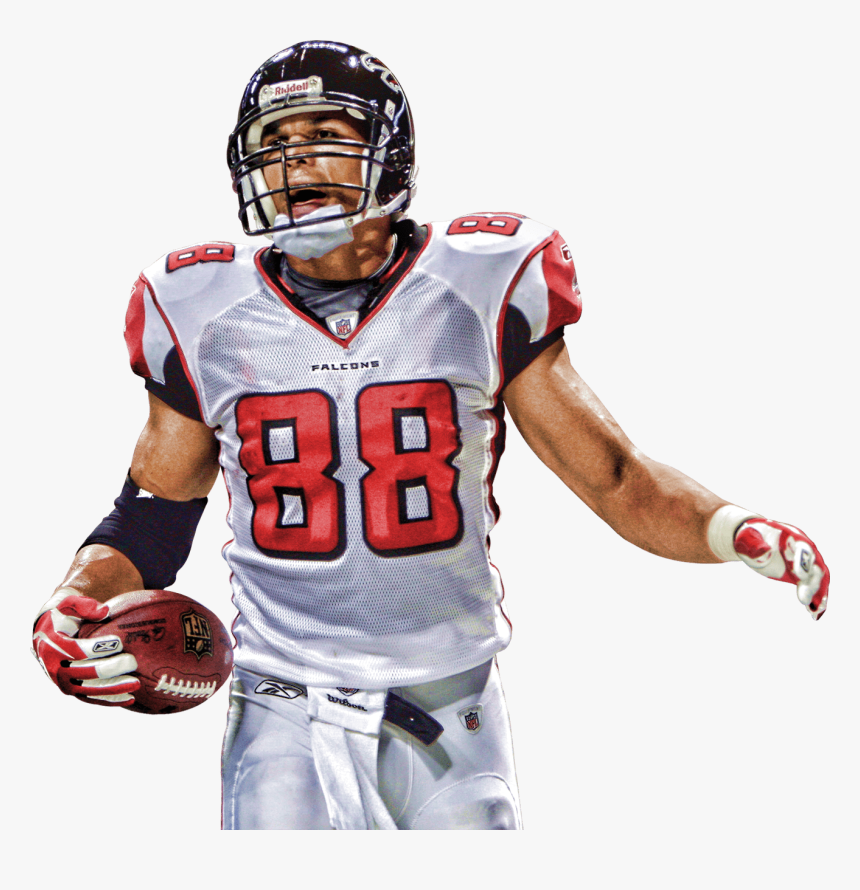 Former 88 Atlanta Falcons Tony Gonzalez - Atlanta Falcons Player Png, Transparent Png, Free Download