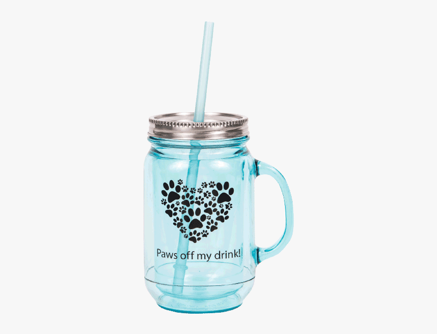 Acrylic Mason Jar - Drinking Straw, HD Png Download, Free Download