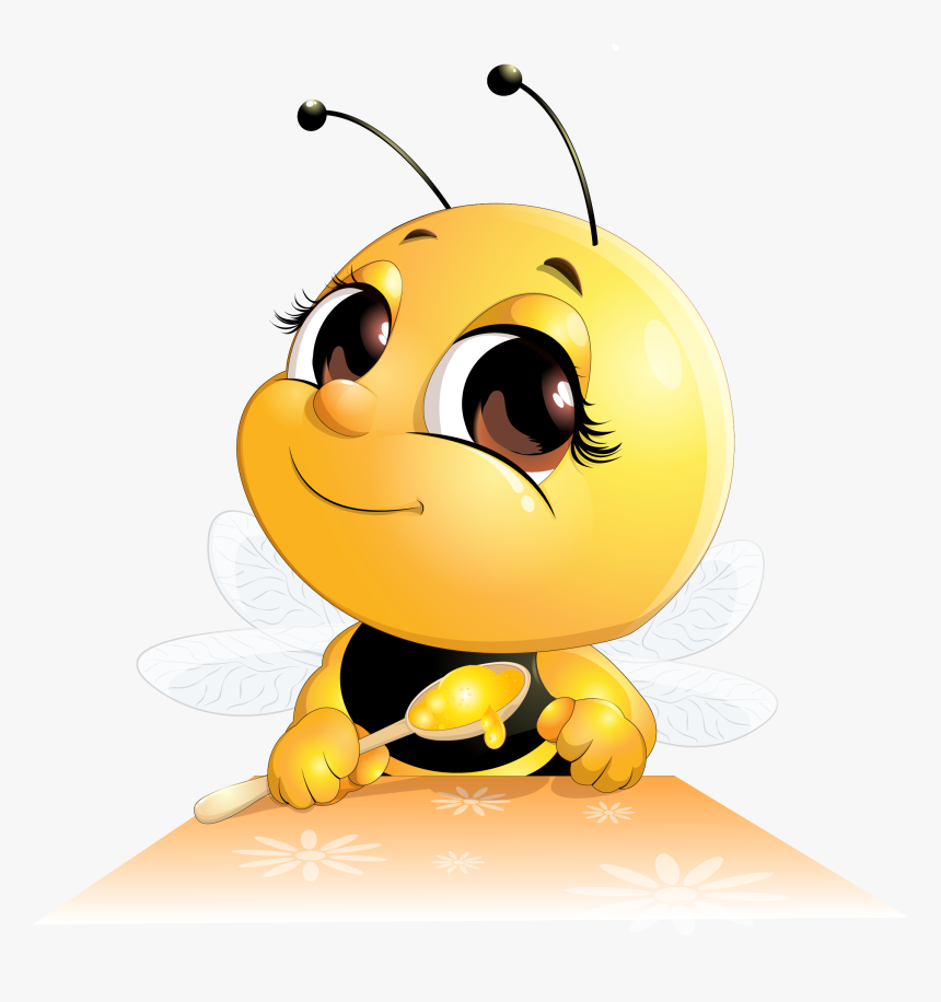 Clip Art Bee Meal Transprent Png - Good Morning Messages Cartoons, Transparent Png, Free Download