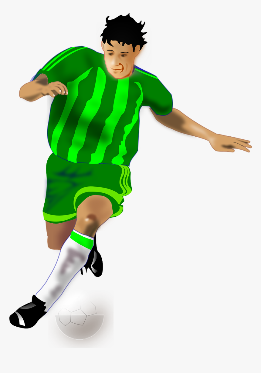 Free Clipart Soccer Player, HD Png Download, Free Download