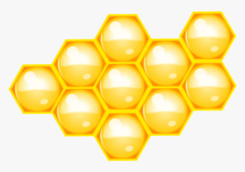 Clip Art Bee On Honeycomb, HD Png Download, Free Download