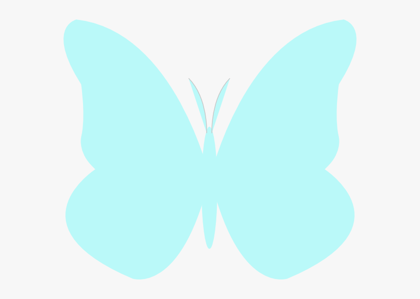 Transparent Bright Clipart - Light Blue Butterfly Png, Png Download, Free Download