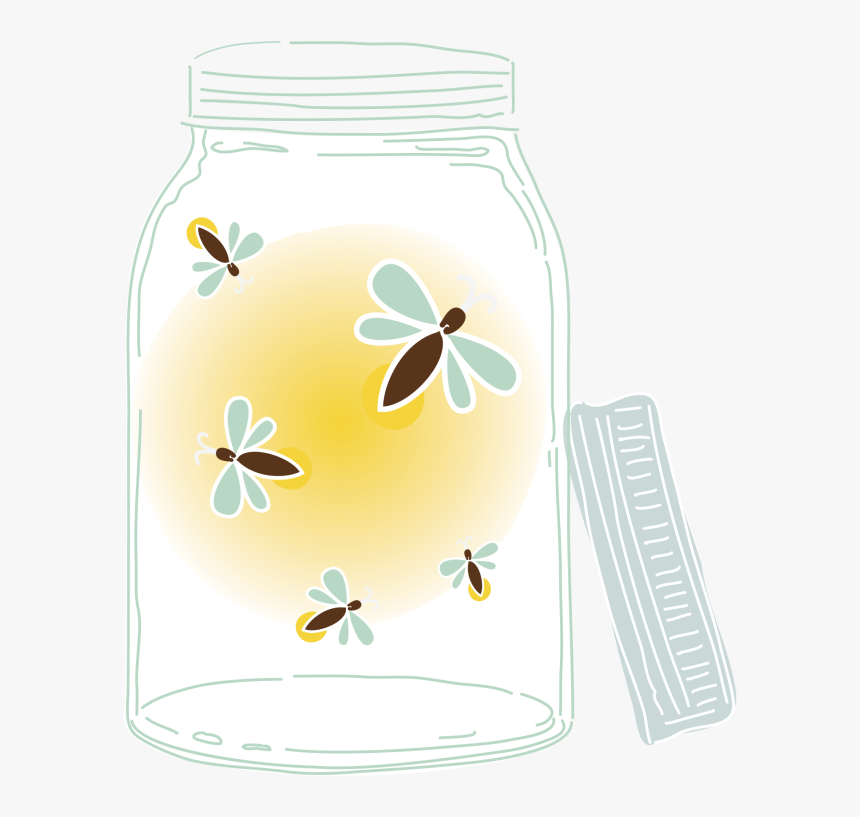 Pin Mason Jar With Fireflies Clipart - Mason Jar With Fireflies, HD Png Download, Free Download