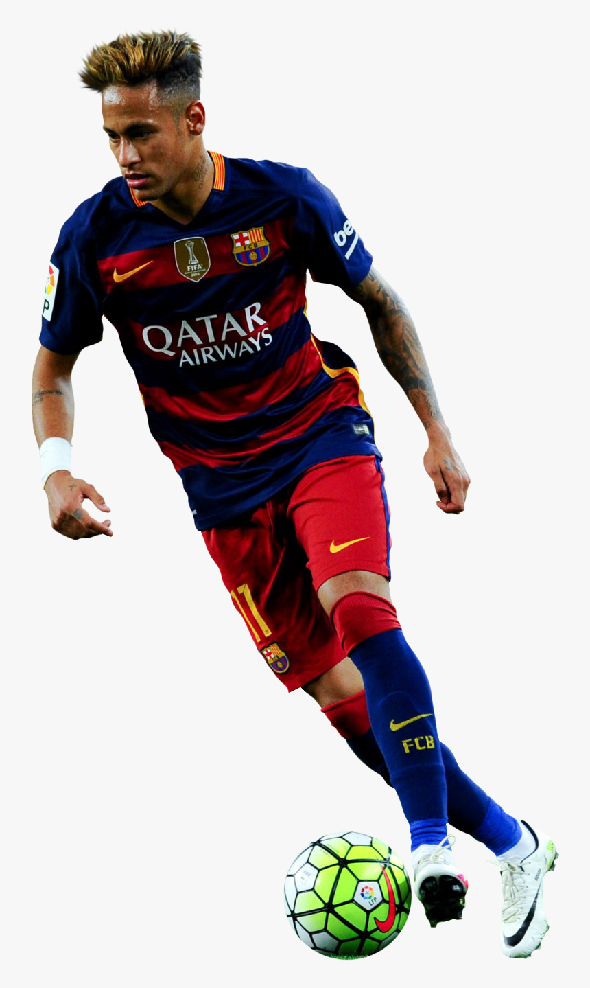 Neymar Football Picture Png - Neymer Jr Fc Barcelona, Transparent Png, Free Download