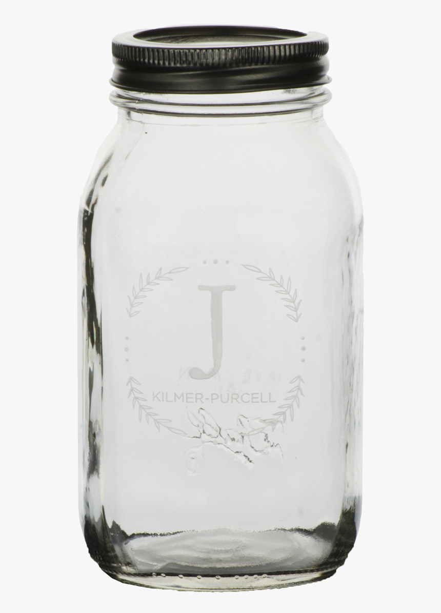 Transparent Mason Jar Clipart Black And White - Vase, HD Png Download, Free Download