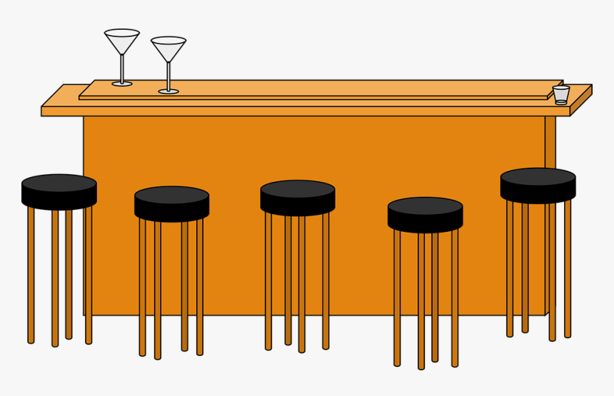 Alcohol, Bar, Barstool, Bar Stool, Martini - Bar Clipart, HD Png Download, Free Download