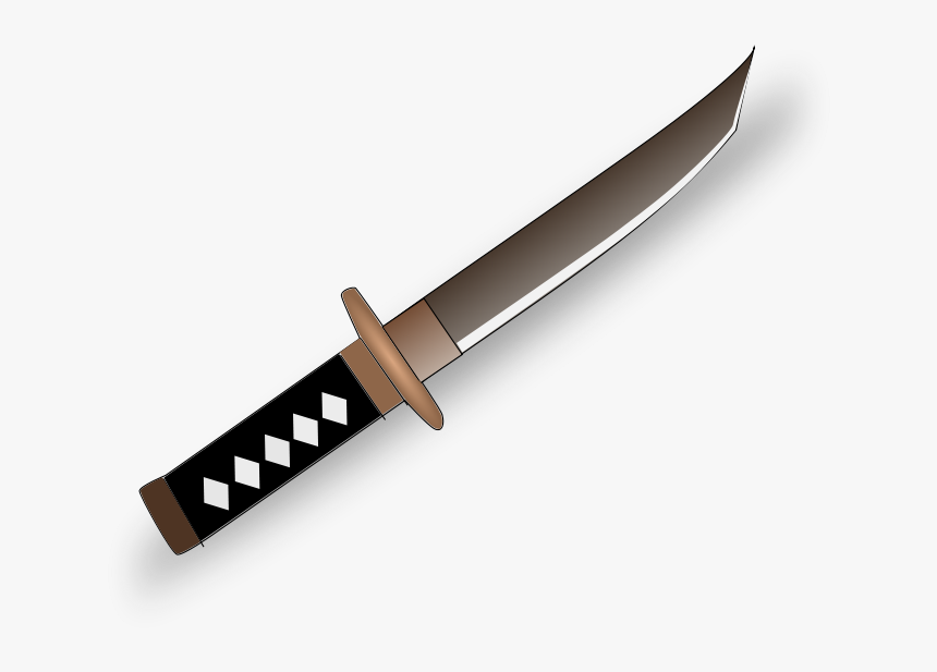 Dagger Weapon Clip Art Download - Ninja Sword Cartoon Small, HD Png Download, Free Download