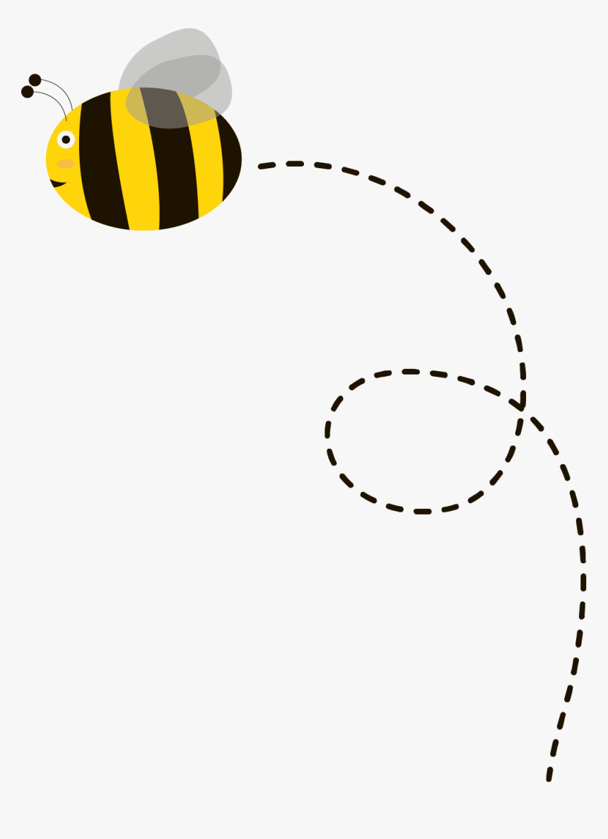 European Dark Bee Euclidean Vector Scorpion - Cute Bee Flying, HD Png Download, Free Download