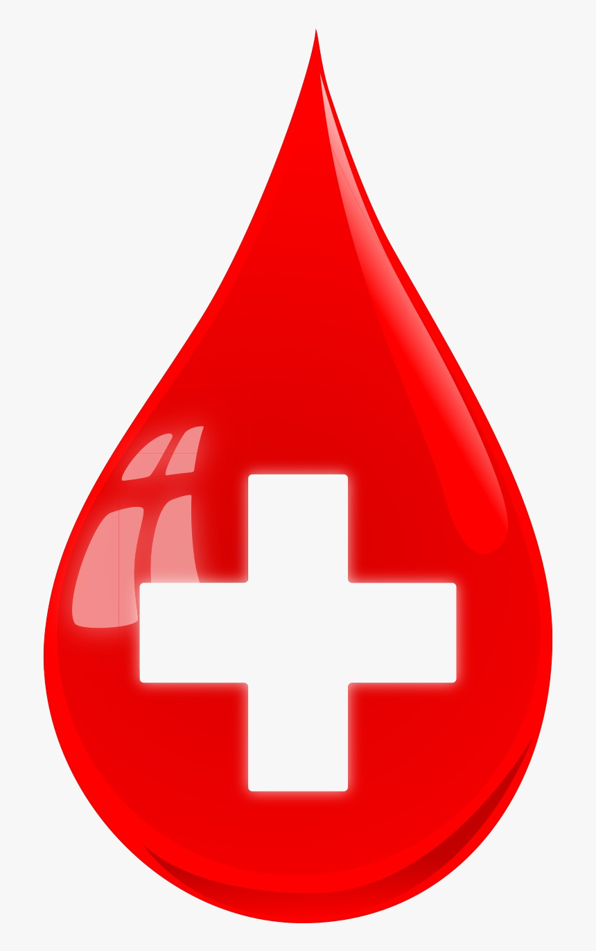 Transparent Drop Of Blood Png - Red Cross Blood Drop, Png Download, Free Download