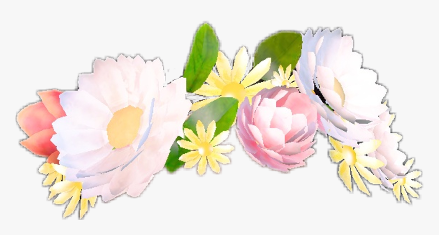 Snapchat Flower Crown Png - Snapchat Filter Snap Flower Crown, Transparent Png, Free Download