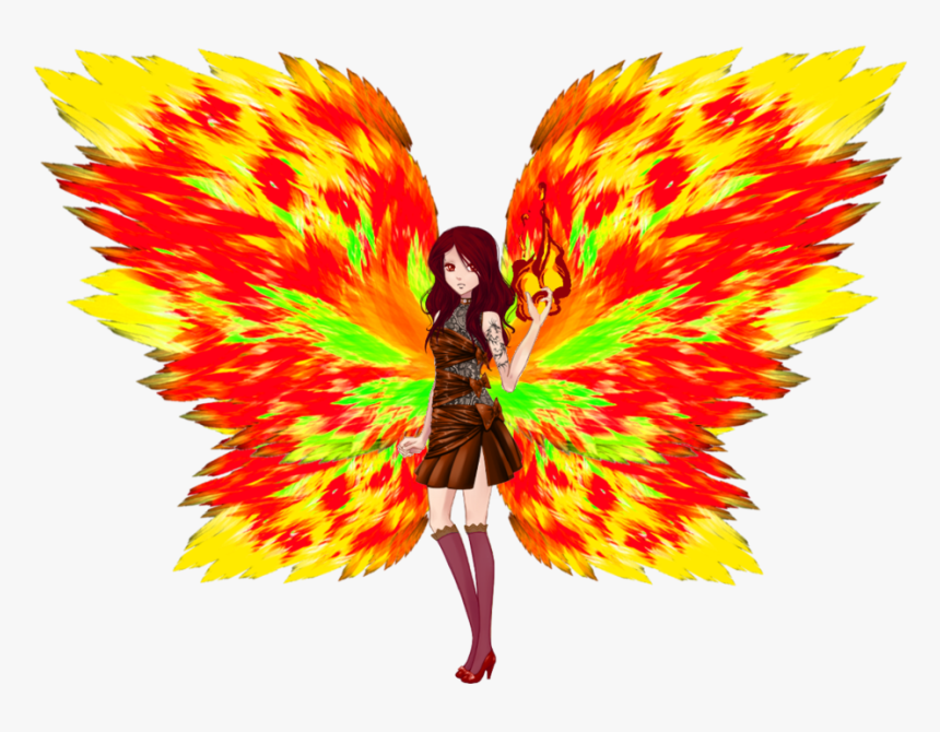 Transparent Fire Wings Png - Fire Fairy Clipart, Png Download, Free Download