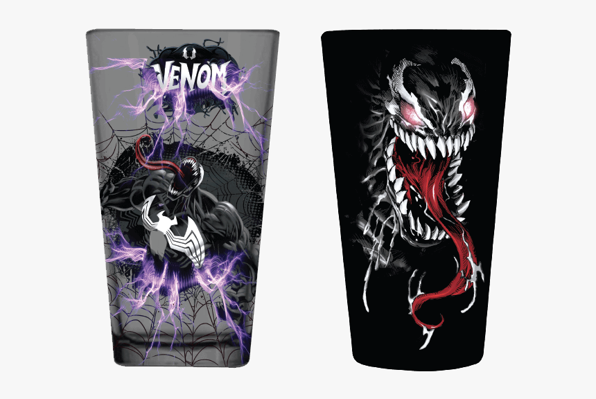 Venom Pint Glass Set - Illustration, HD Png Download, Free Download