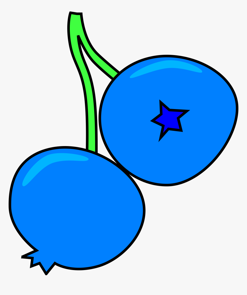 Blueberry Clip Arts - Blue Berry Clip Art, HD Png Download, Free Download