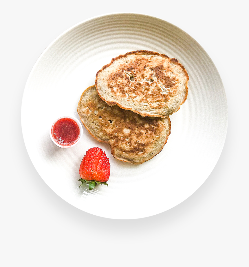 Banana Pancakes With Strawberry Jam - Pickert, HD Png Download, Free Download