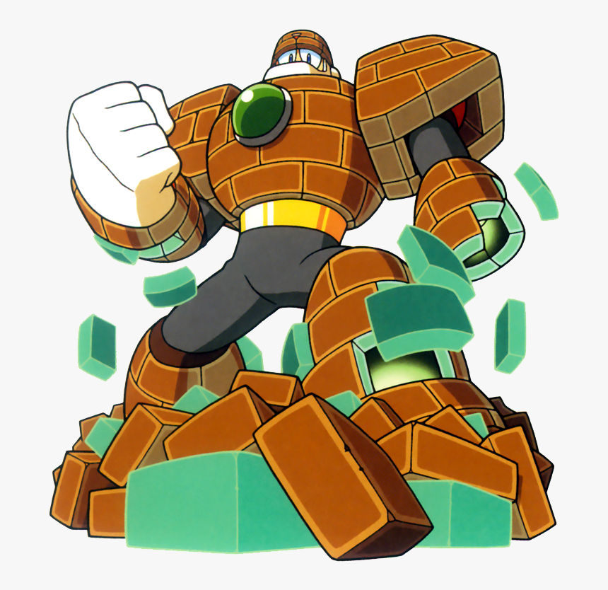 Mega Man Brick Man, HD Png Download, Free Download