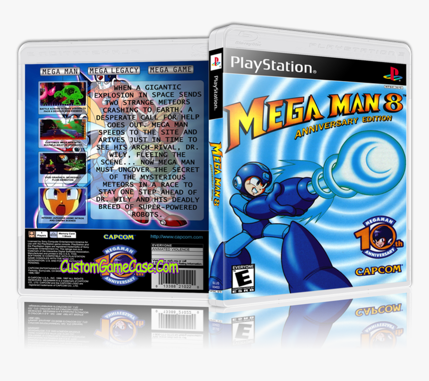 Sony Playstation 1 Psx Ps1 - Megaman 8 Ps1 Cover, HD Png Download, Free Download