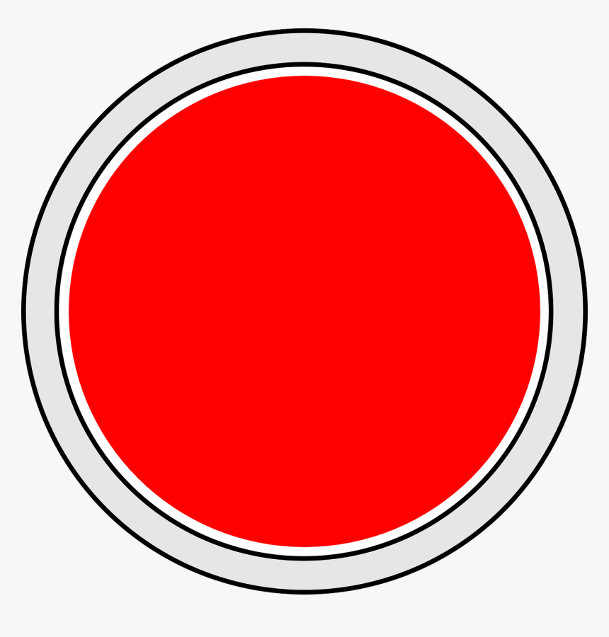 Red, Button, Circle, Symbol, Icon, Press, Push, Sign - Zamalek Sc, HD Png Download, Free Download