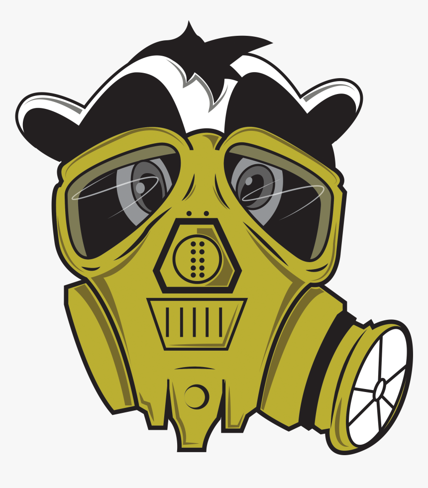Gas Mask Clipart Logo - Skunk With Gas Mask, HD Png Download, Free Download