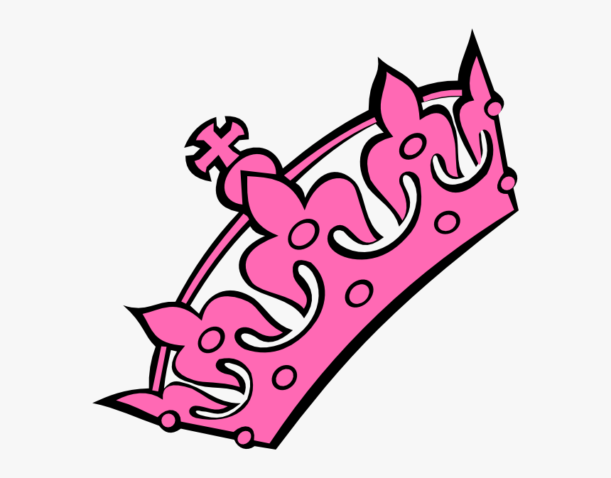 Pink Haley Tiara Princess Svg Clip Arts - Princess Crown Clip Art, HD Png Download, Free Download