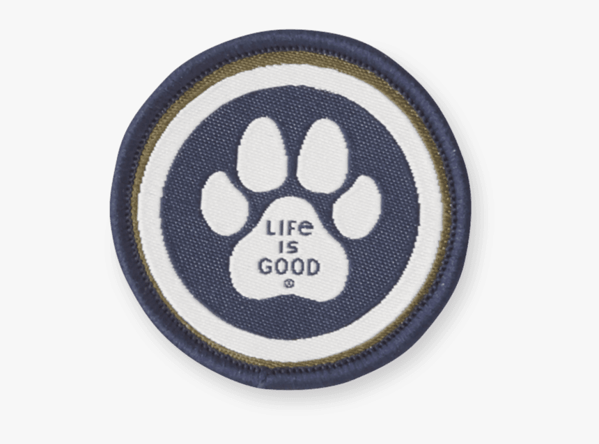 Dog Paw Positive Patch - Life Is Good Dog Tire Cover, HD Png Download, Free Download