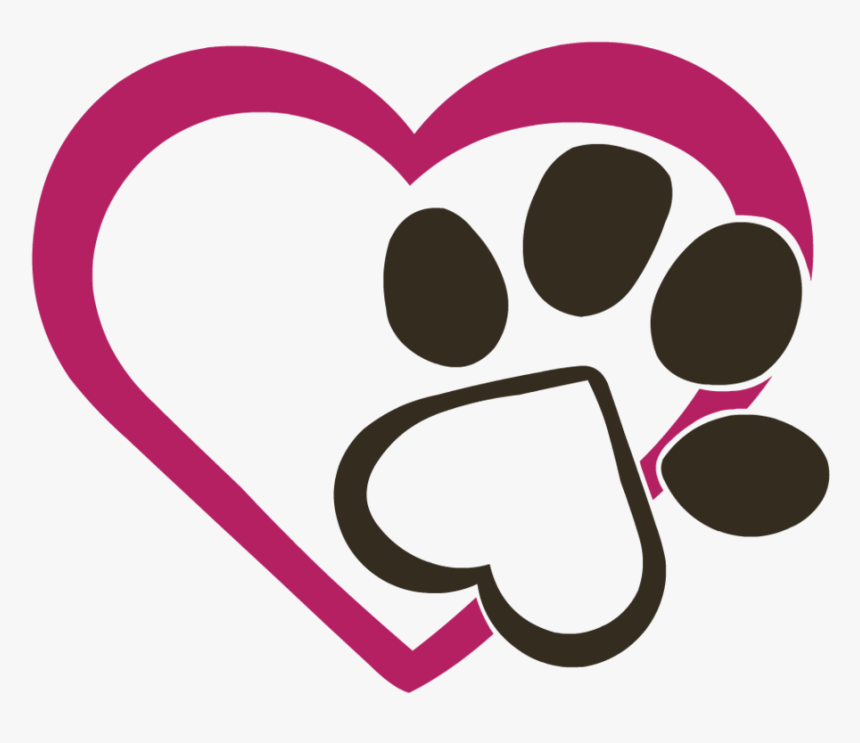 Transparent Cat Paw Png - Transparent Background Png Image Paws With Heart Png, Png Download, Free Download