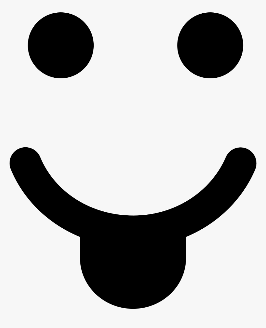 Smiley With Tongue In A Square Shape, HD Png Download, Free Download
