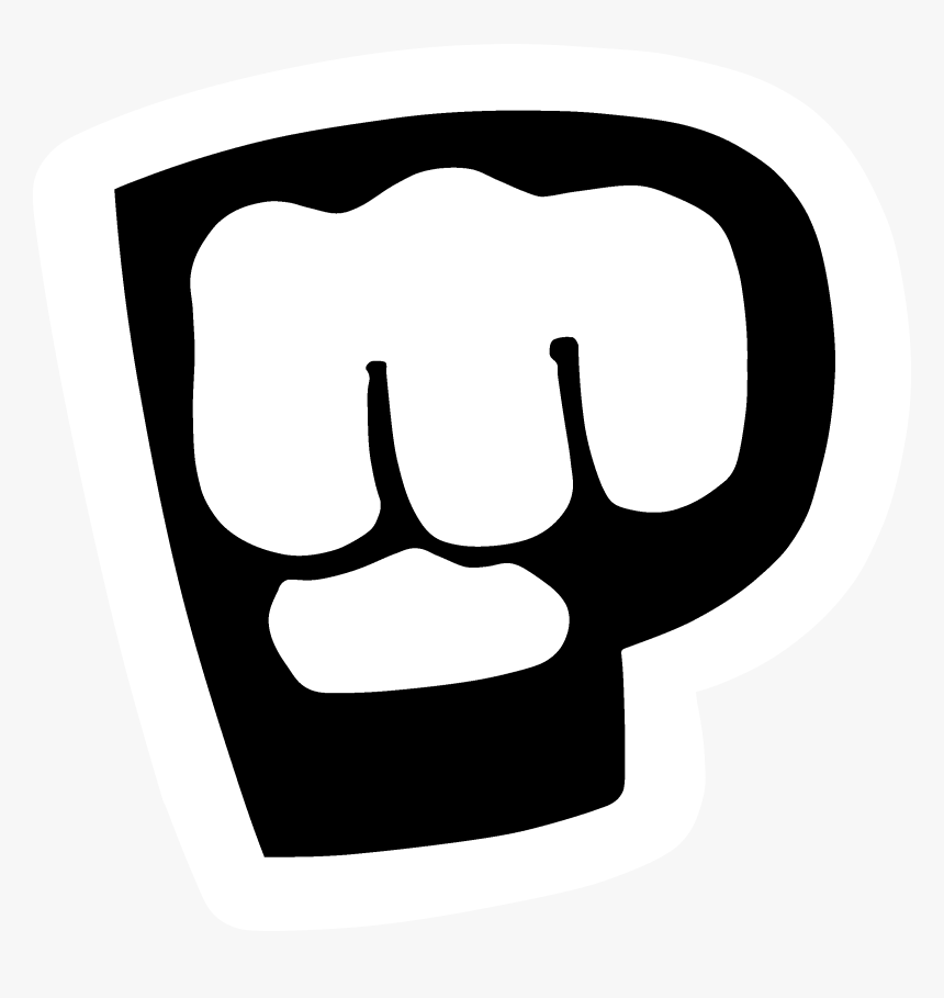 Hd Pewdiepie Logo Black And White - Pewdiepie Brofist Black And White, HD Png Download, Free Download