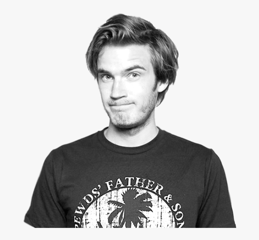 Pewdiepie Black And White, HD Png Download, Free Download