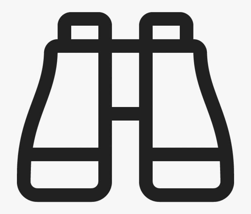 Icon Of Binoculars, HD Png Download, Free Download