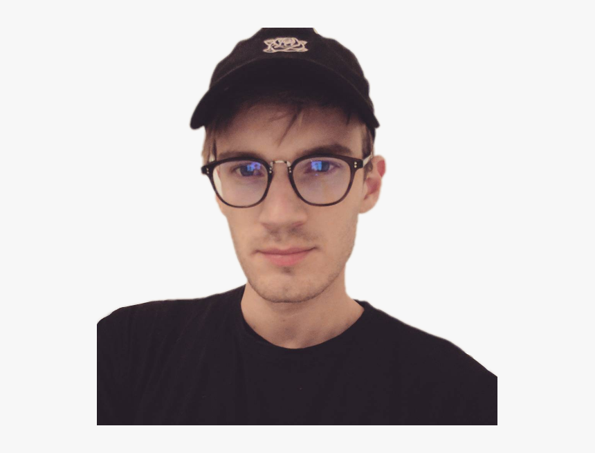 Aesthetic Blackandwhite Pewdiepie Felixkjellberg - Pewdiepie Glasses 2018, HD Png Download, Free Download