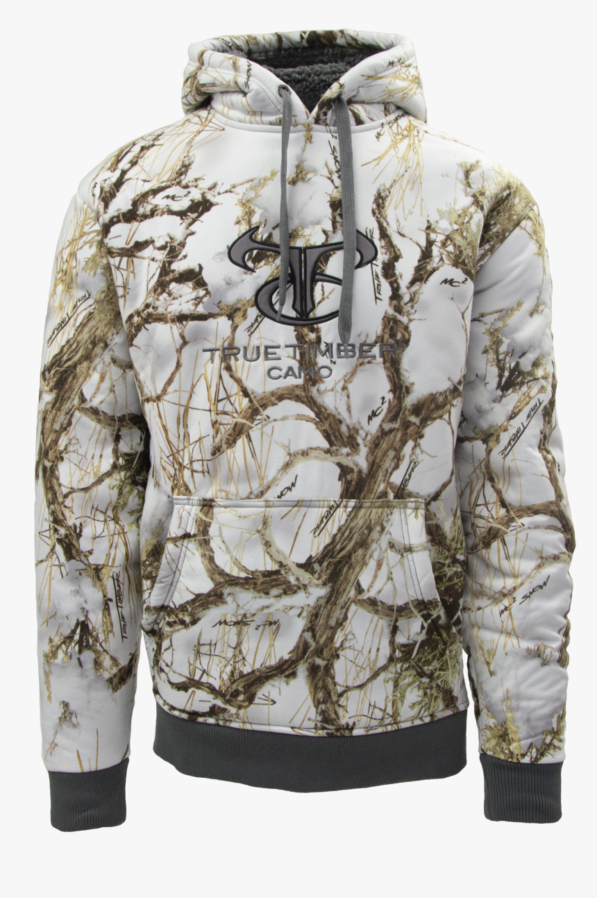 0385 High Pile Fleece Hoodie - True Timber Snow Jacket, HD Png Download, Free Download