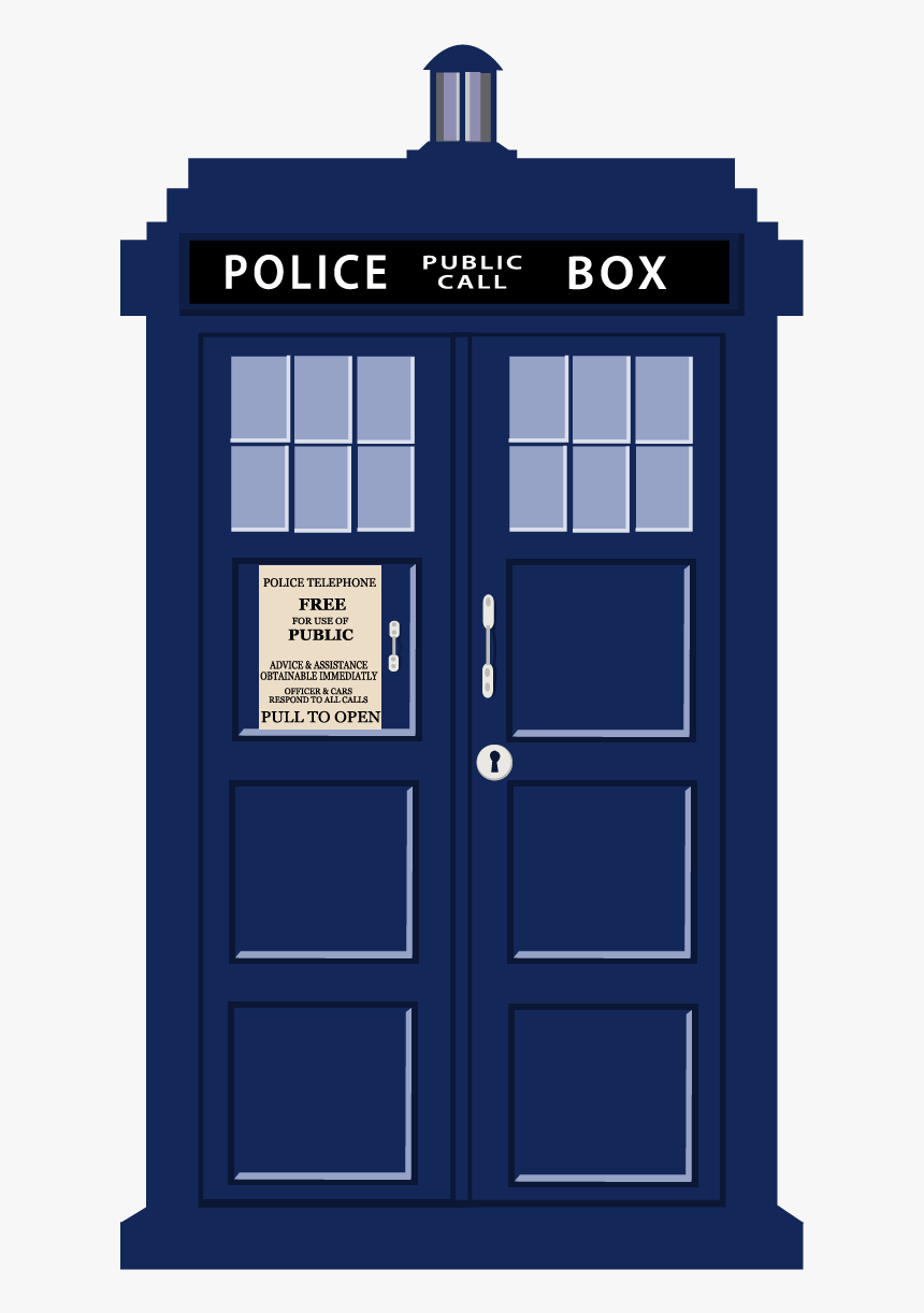 Vector Free Tardis - Tardis Door Opening Gif, HD Png Download, Free Download