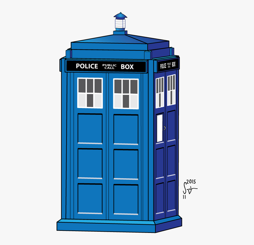 Tardis Clipart Simple - Doctor Who Tardis Clipart, HD Png Download, Free Download