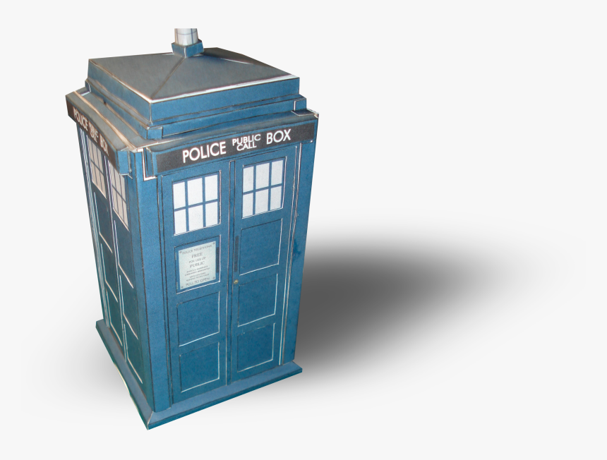 Transparent Tardis Png - Tardis Papercraft, Png Download, Free Download