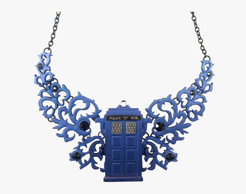 Doctor Who Tardis Statement Necklace - Necklace, HD Png Download, Free Download