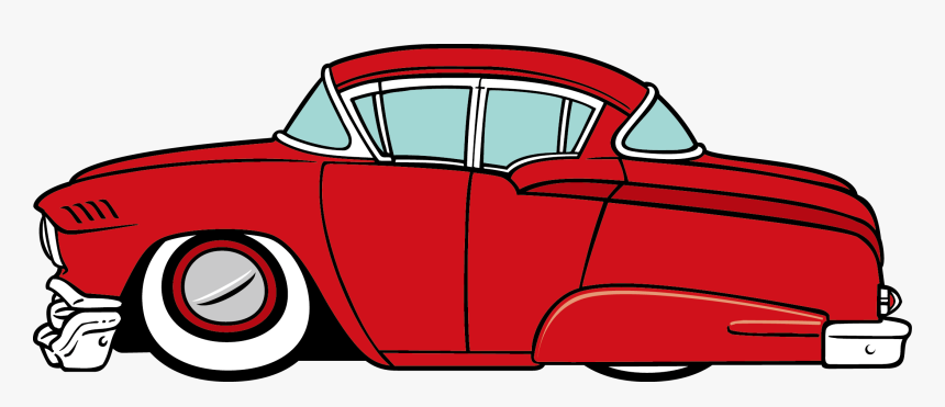 1950s Classic Car Clip Art - 1950s Car Clipart, HD Png Download, Free Download