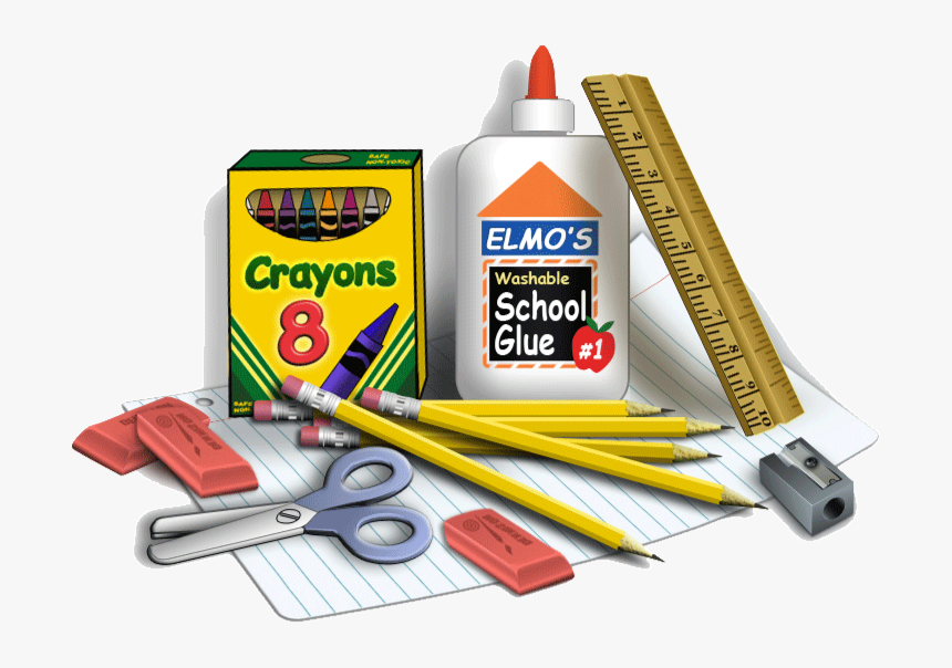 Back To School Supplies Png, Transparent Png, Free Download