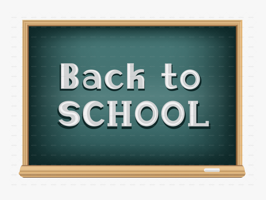Back To School Chalkboard Picture Transparent, HD Png Download, Free Download