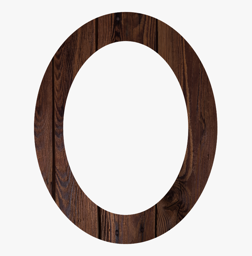 Wood Frame - Circle, HD Png Download, Free Download